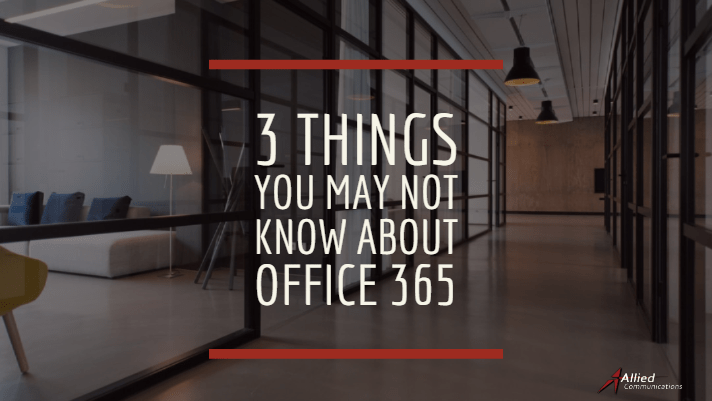 Office 365 Allied communications